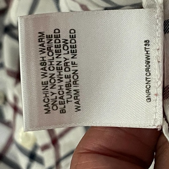 Cremieux Classics Stripped Mens Large Cotton Shirt - Picture 5 of 6